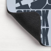 TYP IN HOODIE BERICHTERSTATTUNG ÜBER DAS BIZ MOUSEPAD (Ecke)