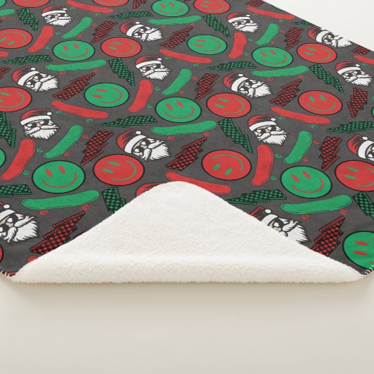 Typ Jolly Seamless Pattern Blanket Sherpadecke (3/4)