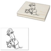 Typ & Kitty Wood Briefmarke Gummistempel (Stempel)