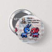 Typ können nicht alle an Wahlgestaltung teilnehmen Button (Vorne & Hinten)