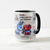 Typ können nicht alle an Wahlgestaltung teilnehmen Tasse (VorderseiteRechts)