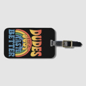 Typ kosten einfach einen besseren Regenbogen Gay P Gepäckanhänger (Vorderseite (Horizontal))