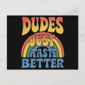 Typ kosten einfach einen besseren Regenbogen Gay P Postkarte (Vorderseite)