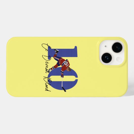 Typ Lafleur Ice Hockey Legende Case-Mate iPhone Hülle (Rückseite (Horizontal))