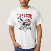 Typ Lafleur Ice Hockey Legende T-Shirt (Vorderseite)