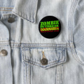 Typ Mädchen untot Zombies lustiges Zombie-Shirt Button (Beispiel)