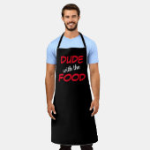 Typ mit Lebensmitteln Schürze (Getragen)