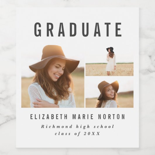 Typ Multifoto-Label Weinetikett (Einzelnes Label)