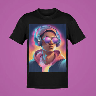 Typ Musikportrait Cool Swag Young Typ Style T-Shirt
