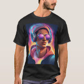 Typ Musikportrait Cool Swag Young Typ Style T-Shirt (Vorderseite)