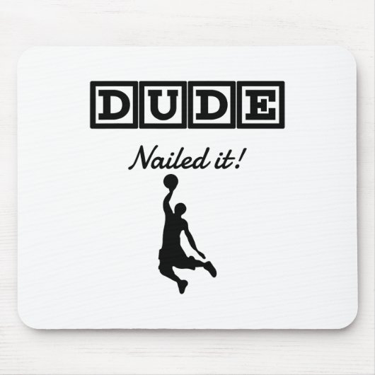 Typ Nails It Ller Sketll Mousepad (Vorne)