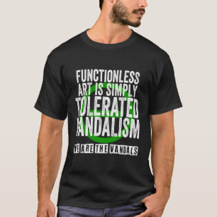 Typ O negative funktionelle Kunst wird toleriert T-Shirt