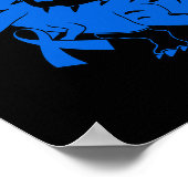 Typ Onederful T-rex Typ-1 Diabetes Bewusstsein Poster (Ecke)