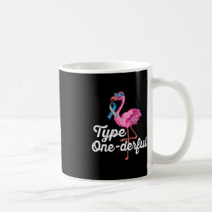 Typ Onederto niedlich Flamingo Typ 1 Diabetes Awar Kaffeetasse