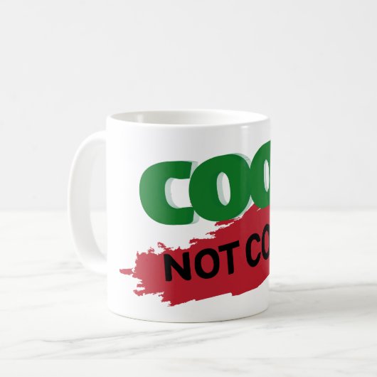 Typ-perfektes cooles kaffeetasse (Vorderseite Links)