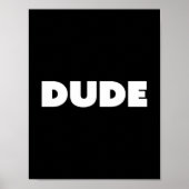 Typ Pop Typografie Schwarz-Weiß individuell anpass Poster (Vorne)