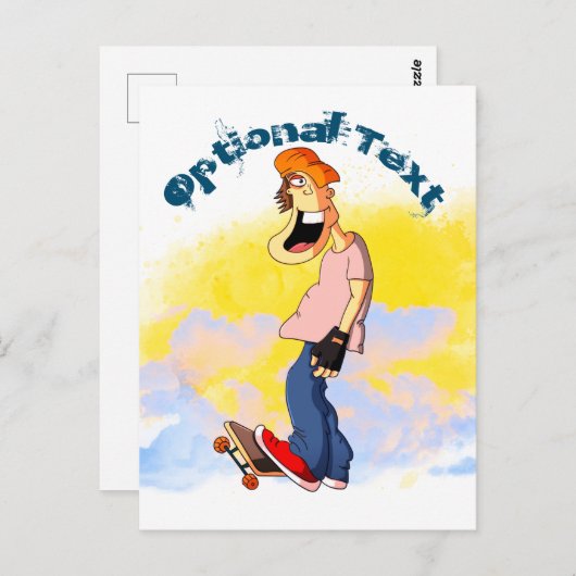 Typ Postkarte (Vorne/Hinten)