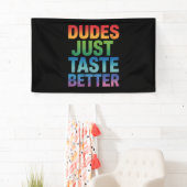 Typ probieren einfach besser Gay Pride LGBTQ Banner (Insitu)