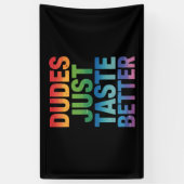 Typ probieren einfach besser Gay Pride LGBTQ Banner (Vertikal)