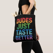 Typ probieren einfach besser Gay Pride LGBTQ Tasche (Von Nahem)