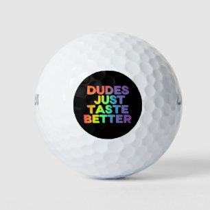 Typ probieren einfach bessere Rainbow Gay Pride LG Golfball