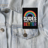 Typ probieren einfach ein LGBTQ-Geschenk für Gay P Button (Insitu)
