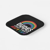 Typ probieren einfach ein LGBTQ-Geschenk für Gay P Pappteller (Gewinkelt)