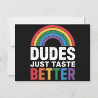 Typ probieren einfach ein LGBTQ-Geschenk für Gay P