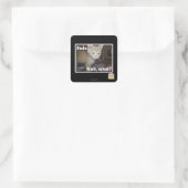Typ Quadratischer Aufkleber (Tasche)