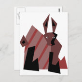 Typ Rabbit Postkarte (Vorne/Hinten)