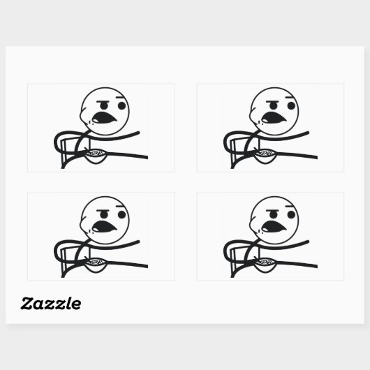 Typ Rechteckiger Aufkleber (Blatt)