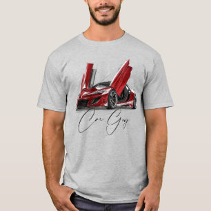 Typ Red Race Sportwagen Supercar Teenager T-Shirt