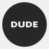 - TYP RUNDER AUFKLEBER (Vorderseite)