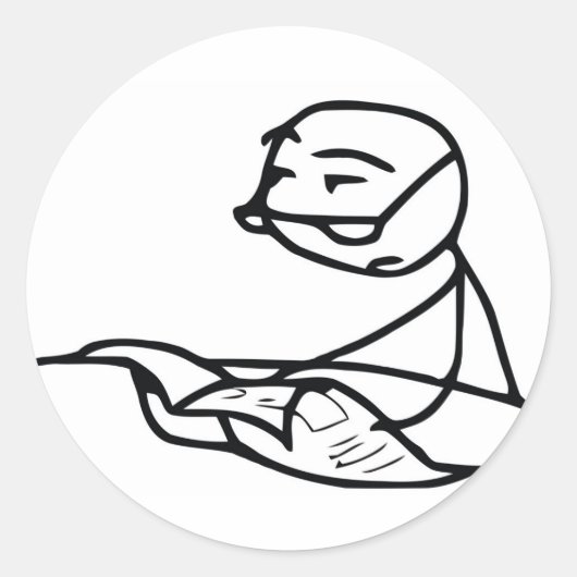 Typ Runder Aufkleber (Vorderseite)