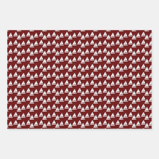 Typ Sailboat Geschenkpapier Set (Vorderseite 2)