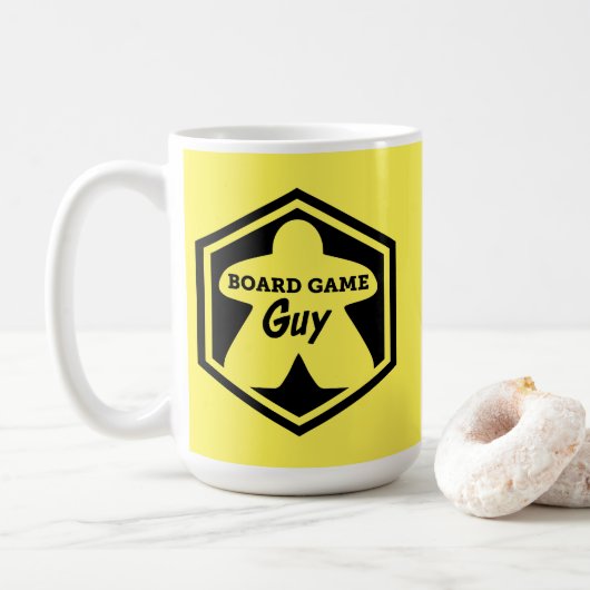 Typ-Schwarzer Rahmen-Tasse Kaffeetasse (Mit Donut)
