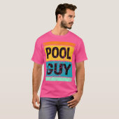 Typ Schwimmbad Funny Swimming T-Shirt (Vorne ganz)
