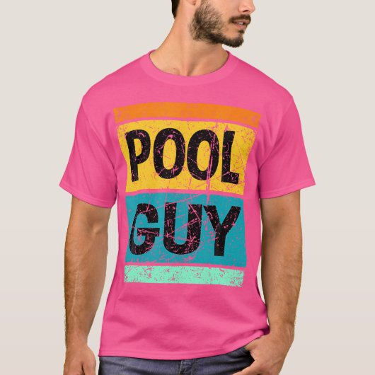 Typ Schwimmbad Funny Swimming T-Shirt (Vorderseite)