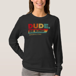 Typ sei gütiger Einheit Tag Orange Anti Bullying V T-Shirt