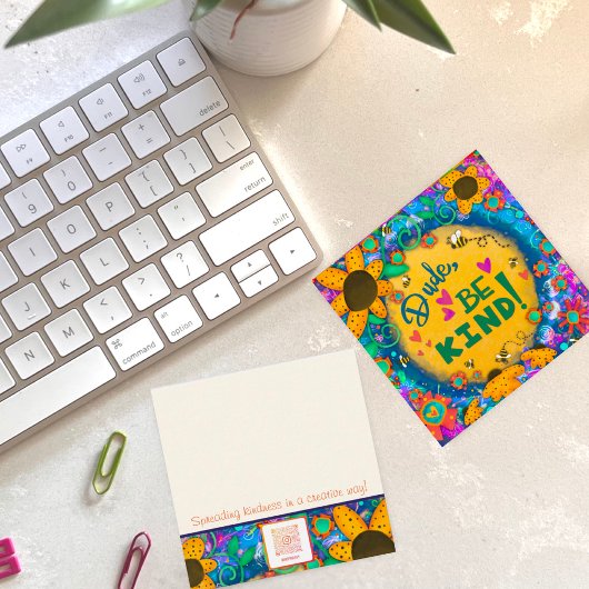 Typ Seien Sie nette Inspirivity Hummel Kindness Ca Quadratische Visitenkarte