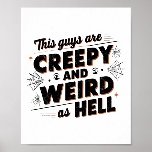 Typ sind gruselig und seltsam wie Hell- Tim Walz - Poster (Vorne)