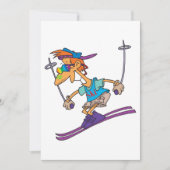 Typ Skiing Einladungen (Vorderseite)