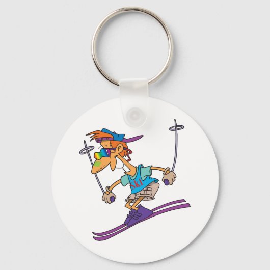 Typ Skiing Schlüsselanhänger (Rückseite)