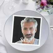 Typ-Skript zum 60. Foto Serviette