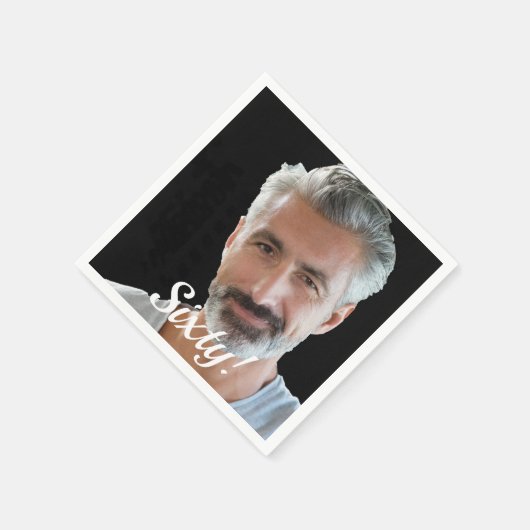 Typ-Skript zum 60. Foto Serviette (Ecke)