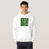 TYP Slang Bro Funny Four Letter Design Slacker Hoodie (Vorne ganz)