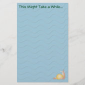 Typ Snailey Briefpapier (Vorderseite)