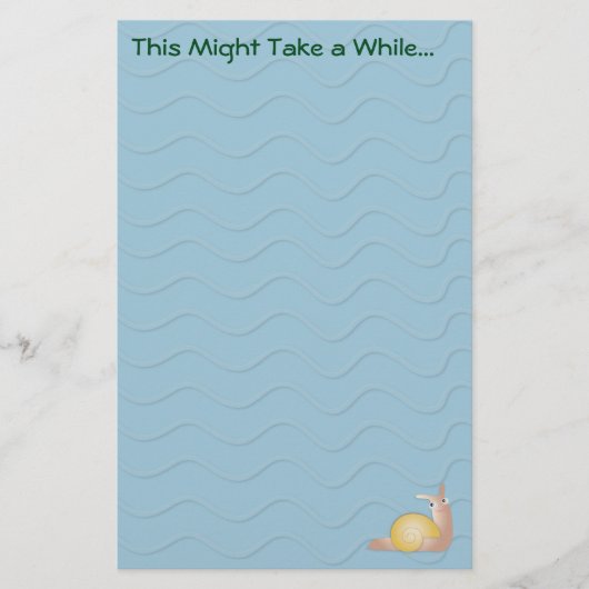 Typ Snailey Briefpapier (Vorderseite)