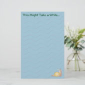 Typ Snailey Briefpapier (Stehend Vorderseite)