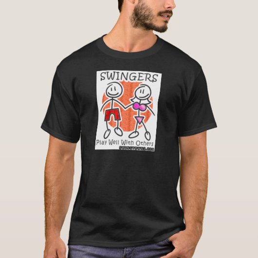 Typ-Spiel-Brunnen zusammen T-Shirt (Vorderseite)
